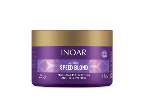 Inoar Speed Blond Pilkinanti, drėkinanti plaukų kaukė 250g